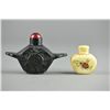 Image 1 : Set 2 Chinese Bone & Lacquer Carved Snuff Bottles