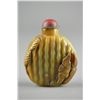 Image 1 : 19th C. Chinese Yellow & Brown Jade Snuff Bottle