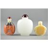 Image 2 : Set of Three Chinese Assorted Snuff Bottles