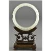Image 2 : Chinese Openwork Carved White Jade Bangle