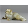 Image 1 : 19th C. Chinese Carved Jade Figure of Lion