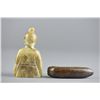 Image 2 : Set of Two Archaistic Chinese Jade Buddha & Cicada