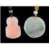 Image 2 : Set of Two Chinese Carved Jade Pendants