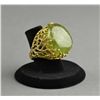 Image 2 : Chinese Green Tourmaline w/ 14K Gold Ring