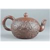 Image 1 : Chinese Yixing Pottery Lotus Tea Pot Marked