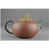 Image 1 : Chinese Yixing Tea Pot Melon Form Signed Jing Yong