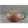 Image 2 : Chinese Yixing Tea Pot Melon Form Signed Jing Yong
