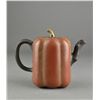 Image 2 : Chinese Yixing Tea Pot Melon Form Signed Jing Yong