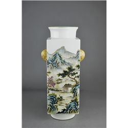 Chinese Porcelain Square Vase Yongzheng