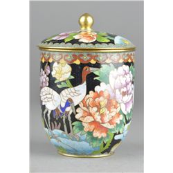 Chinese Bronze Cloisonne Jar