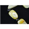 Image 8 : Set 3 Chinese Amber Necklaces & Jade Bracelet