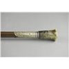Image 2 : 19th C. Chinese Bamboo Opium Pipe w/ Silver & Jade