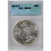 Image 1 : 1879-O MORGAN SILVER DOLLAR ICG MS63