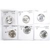 Image 1 : Run of 11 Washington quarters  GEM 1954PS-55PD-57D-58PD-59D-