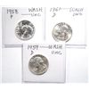 Image 2 : Run of 9 Washington quarters  GEM 1954PS-55P--58PD-59D-