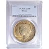 Image 1 : 1921  Peace $  PCGS58  est  $175-$200