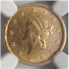 Image 2 : 1853  $1 gold   NGC AU  clnd