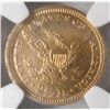 Image 3 : 1898   $2 1/2 gold  NGC AU removed from mount