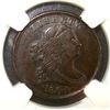 Image 2 : 1804 HALF CENT NGC AU50 BEAUTIFUL!