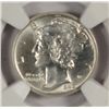 Image 2 : 1942 MERCURY DIME NGC MS65