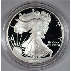 1990 proof silver Eagle all original packaging est $75-$85