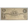 Image 1 : $5 Confederate note F pinholed  est $40-$45