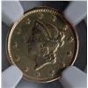 Image 2 : 1851 $1 gold  NGC AU  mount removed
