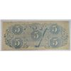 Image 2 : 6th issue  $5 Confederate States if America note  F/VF pinholed  est $40-$50