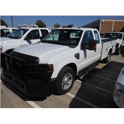 2009 FORD F350 EXTENDED CAB SERVICE TRUCK