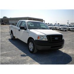 2008 FORD F150 EXTENDED CAB S/N 1FTPX12V78FC22777