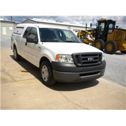 2008 FORD F150 EXTENDED CAB