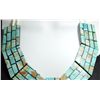 Image 3 : Santo Domingo Multi-Stone & Shell Heishi Necklace - Delbert & Torevia Crespin