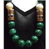 Image 2 : Navajo Malachite & Multi-Stone Necklace - Tommy Singer