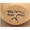 Image 6 : Zuni Hand Painted 3D Deer Pottery with Butterfly on Back - Tony Lorenzo