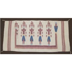 Navajo Multicolor Yeibichai Rug - Tina Begay