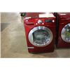 Image 1 : RED LG FRONT LOAD DRYER