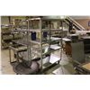 Image 1 : MOBILE STAINLESS STEEL 5 TIER SHELF