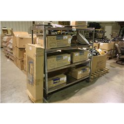 STAINLESS STEEL 4 TIER MOBILE RACK