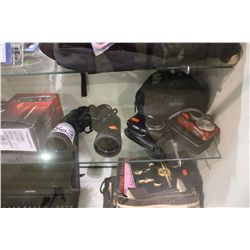 NIKON BINOCULARS, GARMIN GPS & 2 DIGITAL CAMERAS