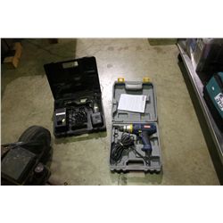 RYOBI DRILL & A CRAFTSMAN DRILL