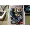 Image 1 : BIN OF ASSORTED POWER TOOLS