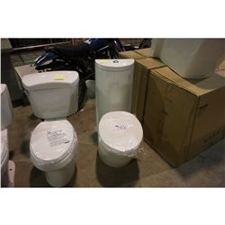 IMPERIAL ROUND MODERN DUAL FLUSH TOILET