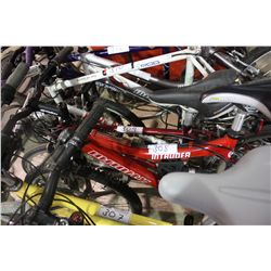 RED INFINITY FULL SUSPENSION MOUNTAIN BIKE