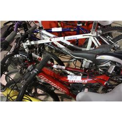 RED BRODY FRON SUSPENSION MOUNTAIN BIKE
