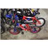 Image 1 : RED WEBSLINGER FULL SUSPENSION KIDS BIKE