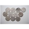 Image 2 : 1900-1910 Barber One Dime; Consecutive Years; Lot of 11; Various Mint Marks; EST. $30-40
