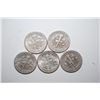 Image 2 : 1946, 1947, 1948, 1949-D & 1950-D Roosevelt Dime; Consecutive Years; Lot of 5; EST. $15-25