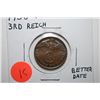 Image 1 : 1938-J German 2 Reichspfennig Foreign Coin With Flying Eagle Holding Swatstika; BU; Better Date; EST