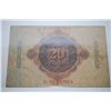 Image 2 : 1914 German 20 Zwanzig Mark Foreign Bank Note; EST. $3-5