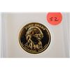 Image 1 : 2007 US Presidential John Adams $1; Pure 24K Gold Enriched; EST. $5-10